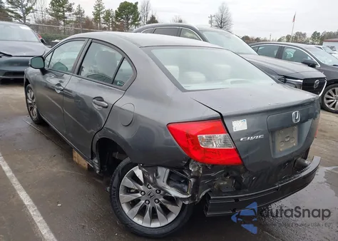 2012 Honda Civic Lx z USA, uszkodzony, nr VIN 2HGFB2F54CH332723